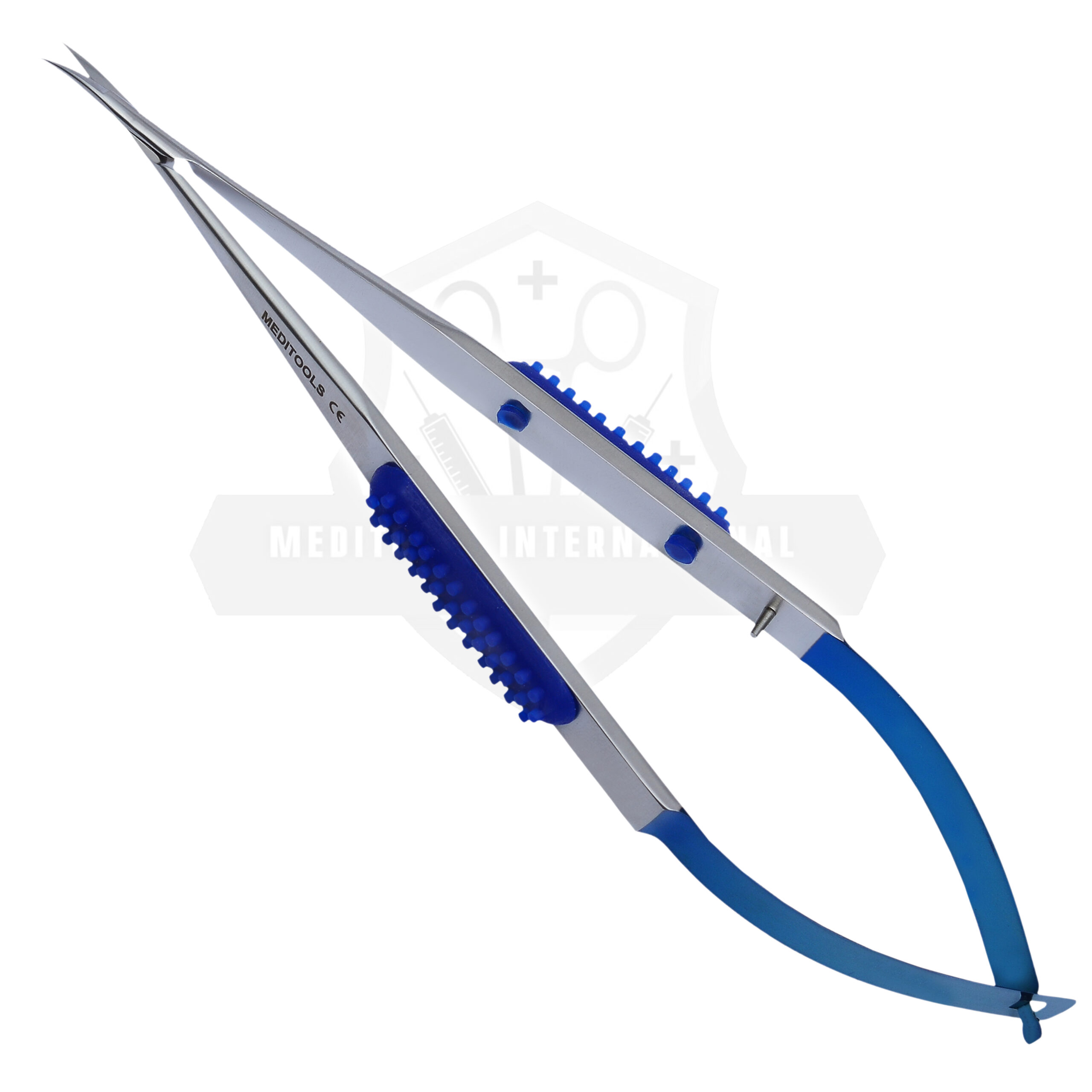 Micro Spring Iris Scissor flat handle